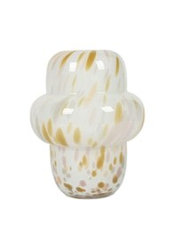 Resim Vitale Bologna Bubble Boğumlu Vazo 19.5 19.5 26.5 Ak.kı0017 Renkli 