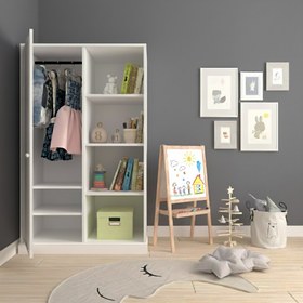 Resim Neva Bebek & Çocuk Odası Gardırobu (Çatısız) 