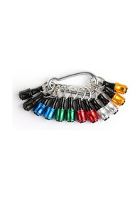 Resim Neevoyu Alüminyum Anahtar Zinciri Uzatma Kolu - 1/4 İnç Heksagonal Uç, 500g Taşıma Kapasitesi, El İle Kol Takımı 