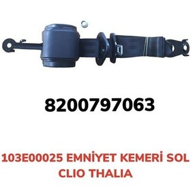 Resim EMNİYET KEMERİ OTOMATİK SOL CLIO-THALIA 