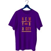 Resim Bluu Nyc Sporcu T-Shirt Bisiklet Yaka 