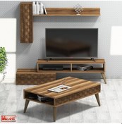 Resim Variant Planet Tv Ünitesi Ve Orta Sehpa Takımı - Ceviz / Ceviz 