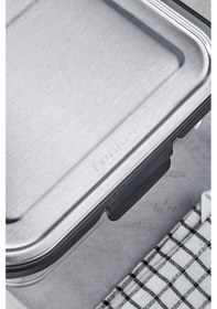 Resim Cooker 1500 Ml Cam Saklama Kabı - Sızdırmaz, Paslanmaz Çelik Kapaklı, Gıda Saklama 