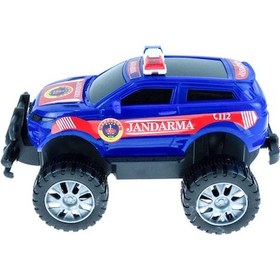 Resim Uzaktan Kumandalı1:24 Ölçek Jandarma Arabası Suv Yarım Fonksiyon 