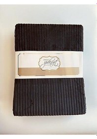 Resim Aksu Fitilli Çift Kişilik Battaniye - Antrasit Fitil 200x220 Antrasit 