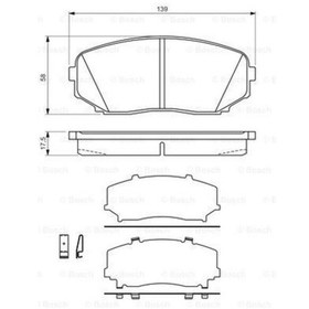 Resim BOSCH 986494375 Ön Balata Mazda Cx7-Cx 907- 