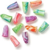 Resim 10 Adet Sağlıklı Seyahat Uyku Ses Geçirmez Kulak Tıkacı Renkli Yumuşak Köpük Kulak Tıkacı Seyahat Uykusu İçin Gürültü Azaltma 