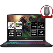 Resim Msı Katana 15 Intel Core I7 13620H 8gb 4tb SSD RTX4070 Windows 11 Home 15.6" Fhd 144Hz Taşınabilir Bilgisayar B13VGK-1874XTR-A36 & Anzar Mouse 