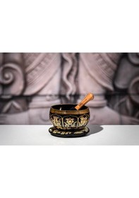 Resim Meinl Sonic Energy Sb-or-300-bk Ornamental Series Singing Bowl 3.74'' Siyah 