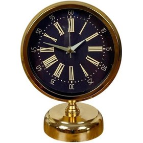 Resim Büro Ev Ofis Hediyesi İçin 25x20cm Golden Metal Stil Masa Saati Diğer 