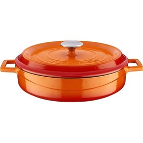 Resim Lava Trendy Döküm Çok Amaçlı Yayvan Tencere Çap 28 CM 