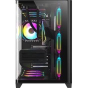Resim Dragos Ocean Curved Pro Siyah 7x Argb Fan USB 3.0 750W 80+ Atx Gaming Atx Bilgisayar Kasası Siyah 