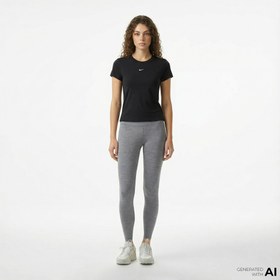 Resim Nike Dri-Fit One Kadın Gri Tayt 