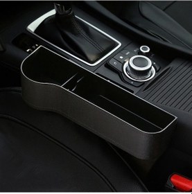 Resim Oto Araba Koltuğu Çatlak Plastik Saklama Kutusu Bardak Telefon Tutucu Moda Araba Aksesuarı Left & Right 