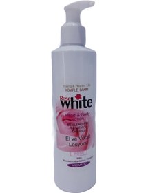 Resim Rose White Gül Özlü El ve Vücut Losyonu 200 ML 