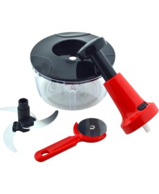 Resim Super Chopper Basmalı El Rondosu (1,5 Lt) ve Hamur Kesme Ruleti (7X16,5CM) 