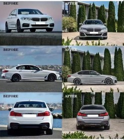 Resim Autogp Bmw G30 Lci Mtech Body Kit Dönüşüm Kiti Komple 2017 / 2020 Cmbmg30lcf 