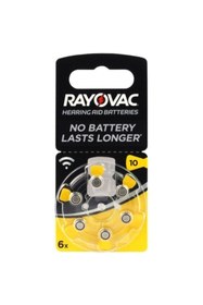 Resim Rayovac 10 Numara Kulaklık Pili Işitme Cihazı Pili 10 Paket 60 Adet 
