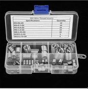 Resim Ximistore9 60 Adet M3-m12 Çelik Kaynaklı Vida Gömme, Paslanmaz Çelik 304, Lif Sağlama, Tork Artırma, Alüminyum-magnezyum Malzemeler İçin Uygun 