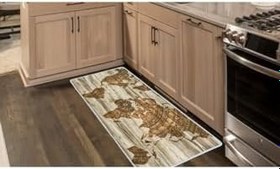 Resim Colorix Carpet Kaymaz Taban Tezgah Önü Mutfak Paspası 75x150 Cm No: 348 