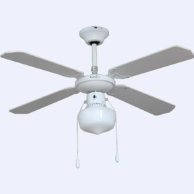 Resim Blackwell 4 Mdf Kanat Lambalı Tavan Vantilatörü Beyaz 