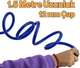Resim Bisiklet Halat Zincir Kilit 150 cm Motosiklet Çelik Kilit Çap 12 mm Ø Hırsız Önleme Güvenlik 1 Adet 