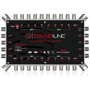 Resim Teknoline Zamak Multiswitch 10x8 Kaskatlı Uydu Dağıtım Santrali Teknoline