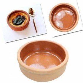 Resim tekçe 6 Lı Toprak Göveç Yoğurt,sütlaç Ve Yemek Kabı 