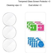 Resim 3 Adet Temperli Cam Koruma Samsung Galaxy Uyumlu İzle 3 41mm 45mm Samsung İçin Akıllı 3 Pcs Galaxy Uyumlu4classic 42mm 