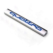 Resim Audi Quattro Mavi Bagaj Logosu 7×1 Cm 