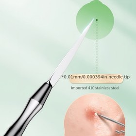 Resim NILIYA Marka Üç Uçlu Siyah Nokta Çıkarıcı Set - Profesyonel Sivilce Temizleme Aracı, Komedon ve Sebum Çıkarma İçin Güzellik Salonları 