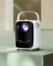 Resim MEGAMUS 5G Mi Smart Mini Projektör 1080P LED Mini WiFi Video Sinema Taşınabilir Projektörleri 