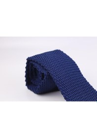 Resim Demfashion Özel Desenli Örme Kravat - Mavi (538523667) Mavi 