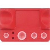 Resim Mufunye Kare Silikon Dövme Mürekkebi Pigment Bardak Tutucu Nakış Boya Kapakları Standı Microblading Kalem Rafı Kaş Makyaj Makinesi Aksesuarları 