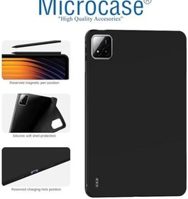 Resim Microcase Xiaomi Pad 7/Pad 7 Pro 11.2 inch Tablet Silikon Tpu Soft Kılıf -AL3284 (Siyah) 