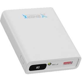 Resim eNerRX Enerx ENR-P10188DC 10000 Mah 2.1 Amper Dijital Göstergeli Powerbank Beyaz 