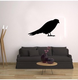 Resim Kuş Folyo Sticker Derstv937 70cm Uzunluk Siyah 