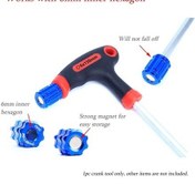 Resim Didadodo Mtb Yol Bisikleti Krank Kolu İçin Bisiklet Krankı Çıkarma Ve Takma Aleti Shimano Uyumluluğu Alüminyum Bisiklet Aleti Çok Renkli Çok Renkli 