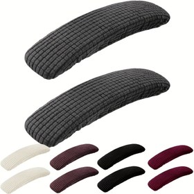 Resim 2 Adet Kolçak Yastık Seti, Esnek Ofis Koltuğu Koruyucusu - Masa Sandalyeleri/Döner ve Bilgisayar Koltukları İçin, Döner Sandalye Pedi,Masa Sandalyesi Aksesuarı,Minimalist Ofis Dekoru,Şık Kolçak Kılıfı,Nefes Alabilen Döşeme,Dayanıklı Kol Dayama Pedi,Sandalye Dolgusu,Koltuk ve Kol Koruyucu,Ofis Çalışanları,Kurumsal Oturma 