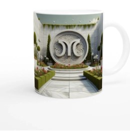 Resim Başak Burcu Baskılı Kahve Kupası - Elementsel Doğa Krallığı Temalı Vs3 