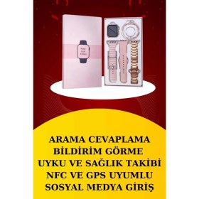 Resim Pileli Store Wireless Şarjlı Akıllı Saat ve Dijital Göstergeli Kablosuz Bluetooth Kulaklık Nabız Ölçer 