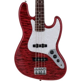 Resim Fender 2024 Collection Made in Japan Hybrid II Jazz Bass 4 Telli Bas Gitar - Red Beryl / Rosewood 