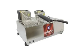 Resim Özbience 3+3l Çiftli Airfryer Patates ve Fast Food Kızartma Makinesi 