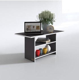 Resim Kenzlife orta salon sehpası hamburg gri 045*070*50 yemek masası 