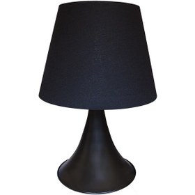 Resim Dekor Abajur Siyah 
