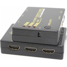 Resim 4871 Hdmi Switch 3 Port Çoklayıcı Kumandalı 4K Ultra HD Destekli 