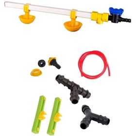 Resim TavPet Nipel Suluk Sistemi Montaj Aparatlı Yaylı Çanaklı Civciv Nipeli 40 cm 