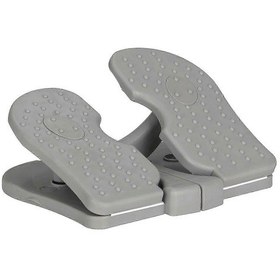 Resim Mini Bisiklet Egzersizleri İçin Masa Altı Ayak Pedalı Egzersiz Aleti Gri 