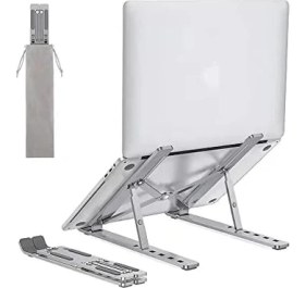 Resim Gn-17 Alüminyum Kasa Dizüstü Bilgisayar Standı Katlanır Çantalı Tablet ve Telefonla Uyumlu 