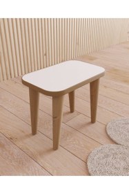 Resim Fahrettin Küçük Çocuk Taburesi Çocuk Sandalyesi Çocuk Oturağı Ahşap Tabure Puf Oturak 